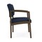 Lesro Lenox Steel Wide Guest Chair Metal Frame, Bronze, RF Blueberry Upholstery LS1201 - alternate 2